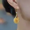Pendientes de Flor de Rosa Versátiles y Elegantes de Moda de Nicho Estilo Francés para Mujer, Lujo Ligero con un Toque de Alta Gama, Pendientes Florales Únicos