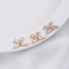 Pingente de borboleta super fada de zircônio com preservação de cor de bolso de ouro 14K, pulseira feita à mão, colar, brincos, joias, pingente, berloque