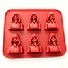 Bandeja de Hielo de Silicona con Forma de Cara de Fantasma Gritando Creativa Molde de Forma Peculiar para Halloween Herramienta Doméstica para Hielo en Stock