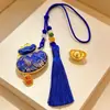 Colgantes de Brocado de la Dinastía Song Hechos Completamente a Mano, Colgantes para Coche, Llaveros, Accesorios para Teléfono y Bolsos, Amuletos de Paz, Decoraciones de Bolsas de Dinero, Venta al por Mayor