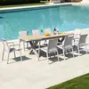 Mesas e cadeiras para pátio externo, mesas e cadeiras de chá ao ar livre, mesas de jantar comerciais de lazer para terraço externo, conjuntos de mesa e cadeira para jardim de villa