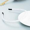 Celebridad de Internet Distintiva Línea de Pesca Tejida Cuerda Cristal Mechones de Cabello Estilo Coreano Diadema para Lavar la Cara Accesorios para el Cabello de Borde Fino Simple Europeo y Americano