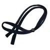 Corda Embutida para Óculos, Tira Ajustável para Óculos, Cordão Protetor Esportivo para Óculos, Azul Buraco Negro C087