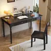 Estilo Americano Luz Luxo Madeira maciça Secretária Home Desk Moderna Simples Computador Secretária Quarto Mesa de Estudo Estudo Escrivaninha