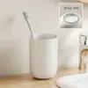 Juego de Vasos Bucales Antimoho para Baño Portacepillos de Dientes sin Clavos Depósito para Pastas de Dientes Vaso para Lavarse la Boca Material Ecológico Estilo Lujo Ligero Hogar