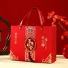 Caja de Dulces para Boda Caja Vacía Gran Capacidad Caja de Dulces para Boda Estilo Chino Tipo Cajón Portátil Cigarrera Caja de Regalo Grande para Dulces