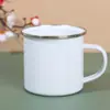 Taza de Esmalte Patrón de Logo Personalizado Impresión Foto Taza de Agua Niños Jardín de Infancia Autorretrato Hierro Engrosado Olla de Té Personalizada