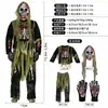 Casa Embrujada Disfraz de Terror Zombie Atuendo Broma de Sala de Escape Disfraz de Miedo Accesorios para Fiesta de Halloween
