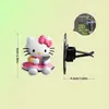 Lindo Clip de Perfume para Ventilación de Coche de Gato Gatito Acrílico Decoración de Coche Accesorio de Interior Adorno de Fragancia