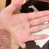 Mini Herradura Estilo Japonés Chapado en Plata de Ley S925 Oro de 18 Quilates Súper Brillante Cierre de Herradura en Forma de U Collar para Mujer Artículo Popular Sensación de Alta Gama Cadena para Clavícula