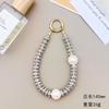 Venta Caliente Estilo Lujo Ligero Cadena para Teléfono Móvil Incrustada de Diamantes Funda para Teléfono Móvil Colgante Decorativo Anillo de Diamante Cuerda Anti-pérdida para Teléfono Móvil Lodo Cerámico Correa para Teléfono Móvil