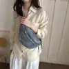 Bolsa de Peito para Homens, Bolsa Transversal Casual Japonesa Estilo Ins, Novo Modelo 2025 Bolsa de Ombro Esportiva, Bolsa de Cintura Simples para Mulheres, Bolsa Pequena para Ciclismo