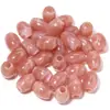 Cuentas de ábaco de acrílico de color sólido agrietadas con agujero grande para pulsera de cuentas DIY, collar, accesorios para cadena de mano, bolso