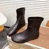 Botines elásticos adelgazantes de estilo coreano para mujer, 2026, elegantes y versátiles, nueva colección de otoño, botines de tobillo sin cordones con punta redonda