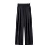 Pantalones de Mezclilla Tencel Talla Plus Estilo Yamamoto Sueltos Caídos Largos hasta el Suelo Pierna Ancha para Primavera y Verano, Pantalones Sueltos Transpirables de Secado Rápido