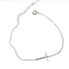 Pulseira Cruzada de Prata de Lei S925 Shenzhen Feminina Verão Simples Moda Elegante Versátil Doce Luxo Leve Joias de Alta Qualidade
