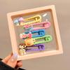 Versión coreana en caja de pulsera de dibujos animados linda pinza para el pelo de niños pinza de borde de princesa para niña pinza dulce para flequillo de niña pequeña