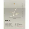 Lámpara de Araña para Escaleras con Veta de Madera de Durazno, Estilo Minimalista para Apartamento Dúplex Loft, Luz Principal de Sala de Estar, Iluminación Lineal LED para Vestíbulo de Villa