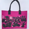 Bolso tote de fieltro Año Nuevo de la Oveja, bolso de fieltro personalizado, bolsa de regalo promocional, bolsa de almacenamiento tote de recuerdo de Año Nuevo