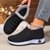Sapatos Femininos Atacado, Novos Sapatos de Algodão de Inverno, Confortáveis e Quentes, Forrados com Lã, Sapatos Esportivos e de Lazer para Mães, Botas de Neve de Solado Macio para Mulheres