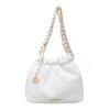Bolso Pequeño de Mujer Estilo Transfronterizo 2025 Nuevo Primavera/Verano Bolso Acolchado con Cadena Bolso Cubo de Hombro Cruzado Popular de Moda