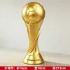 Modelo de Trofeo de Torneo de Fútbol Transfronterizo, Adorno Decorativo de Resina para Team Building, Merchandising de la Copa del Mundo, Regalo Conmemorativo para Aficionados al Fútbol