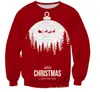 Nuevo comercio exterior transfronterizo Europa y Estados Unidos Navidad floral Amazon AliExpress estación independiente suéter estampado de cuello redondo para mujer