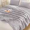 Venta de Liquidación Colcha de Aire Acondicionado, Colcha de Enfriamiento de Verano, Colcha Delgada de Verano, Colcha Individual, Lavable a Máquina, Colcha Doble