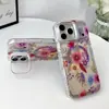 Adecuado para funda de teléfono Apple 17ProMax, soporte con marco de lente incrustado de diamantes para iPhone16, funda magnética 15pro