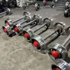 Juego de Ruedas de Acero Fundido para Minería, Rueda de Viaje para Transporte Ferroviario, 300 de Diámetro, 600 de Ancho de Vía, Rueda para Horno de Alta Resistencia de 5 Toneladas