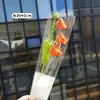 Pequeño Ramo de Flores Rojas para el Día de San Valentín, un Regalo Creativo Tejido a Mano de Lana, Producto Terminado, Pieza Única para Ti