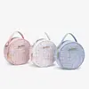 2026 Nueva Bolsa de Almacenamiento de Maquillaje Transfronteriza, Popular Bolsa para Labiales, Bolsa Redonda Portátil de Viaje Estilo Fragancia Pequeña