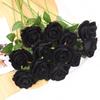 Comércio Exterior Atacado Flor Artificial Veludo Rosa Pequena Flor Falsa Decoração de Casamento Flores para Fotografia Adereços Decoração de Sala de Estar Arranjo de Flores