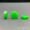 Jadeta Verde Seca Fivela de Dinheiro Grossa Contas Soltas Acessórios para Colar Pulseira DIY Feitos à Mão Peças Espaçadoras de Jade Atacado