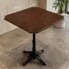 Mesas y sillas de estilo rústico para restaurantes de alta gama, cafeterías y restaurantes de fusión de moda y nicho que sirven cocina occidental, hechas de madera maciza