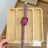 Borde Biselado Ajuste Delgado Hebilla Inversa Correa de Silicona Adecuada para Apple Watch 11 12 iWatch Ultra Pulsera Biselada