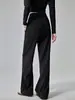 Mallas de Entrenamiento de Cintura Alta para Control de Abdomen para Mujer, Primavera/Otoño Sueltas Adelgazantes Cubren Imperfecciones Pierna Recta Ropa Exterior para Correr Fitness Transpirables Pantalones de Yoga