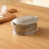 [Partido de la patente] Caja de almacenamiento de cocina, caja para cebolla, jengibre, ajo, crujiente, caja de especias, caja apilable, caja sellada para alimentos