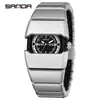 Sanda Comercio Exterior Más Vendido Reloj de Cuarzo Milenio Y2K Moda Luminoso Reloj para Hombre Impermeable Correa de Armadura Multisección Reloj de Pulsera