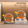 Pintura de arena movediza de panda con arte 3D simple, decoración, regalo creativo, cumpleaños, descompresión, alivio, reloj de arena, sala de estar, decoración del hogar