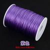 Hilo de Nudo Chino Cuerda Trenzada No. Pulsera de Cuerda de 5 Colores Material para Amuletos Hechos a Mano DIY Festival del Bote del Dragón Hilo de Cuerda Colorido
