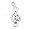 Aleación de Zinc y Plata Antigua Transfronteriza Notas Aleatorias de Instrumentos Musicales Serie Musical de Guitarra Accesorios para Pulseras, Collares, Joyería DIY