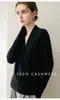 Chegada Nova Outono/Inverno 2026 Suéter Feminino Gola Cruzada Slim-fit 100% Caxemira Gola V Curto Peça Externa Suéter Kimono