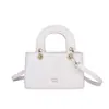 Bolso Cuadrado Pequeño de Rombo Estilo Nuevo, Bolso de Mano Exquisito y Versátil para Mujer, Bolso Tote Pequeño de Lujo Ligero de Gama Alta, Bolso de Hombro Cruzado Individual, Dropshipping