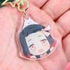 Chaveiro Acrílico Personalizado Desenho Animado Estudante Portátil Impressão Colorida Transparente Frente e Verso Joia Chaveiro Pingente de Presente