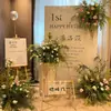 Decoraciones de primer cumpleaños estilo coreano para niños y niñas, decoración de ambiente universal, accesorios para ceremonia de cumpleaños infantil, tablero KT de cumpleaños