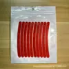Pegatinas luminosas para llantas de coche, pegatinas luminosas personalizadas y creativas para ruedas, pegatinas reflectantes láser coloridas para coche eléctrico y motocicleta