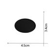 Parche Adhesivo de Tela Bordada Negra Decoración Adhesiva Reparar Agujero Adhesivo de Tela Chaqueta de Plumas Ropa Pantalones de Mezclilla Aplicación DIY Grande