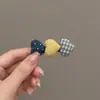 Pinza para el Cabello Melaleuca Otoño e Invierno para Mujer Lazo Estampado Leopardo Exquisita Pinza BB Accesorios para el Cabello Nuevo Estilo 2026 Pinza de Pato de Punto Versátil
