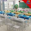 Pupitres y sillas para clases de arte escolar Escritorio Estudiantes de primaria y secundaria Doble Doble capa Tutoría Clase de guardería por la tarde Empleados largos